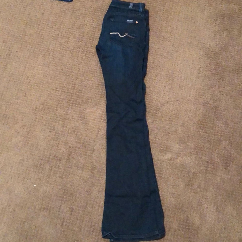 Seven for all mankind dark flare jeans